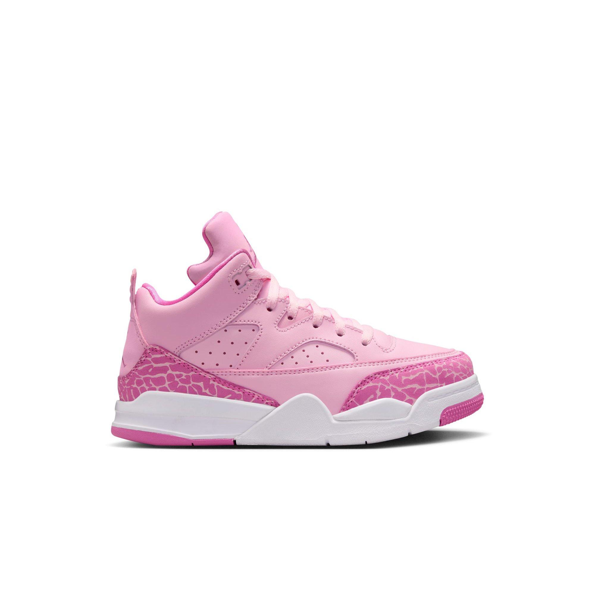 Jordan Son of Mars Low "Pink Foam/China Rose/White" Preschool Girls' Shoe - PINK